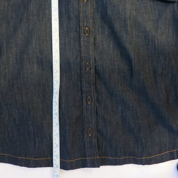Lauren Ralph Lauren Denim A-line Shirtdress Sz. 8 - Picture 4 of 8